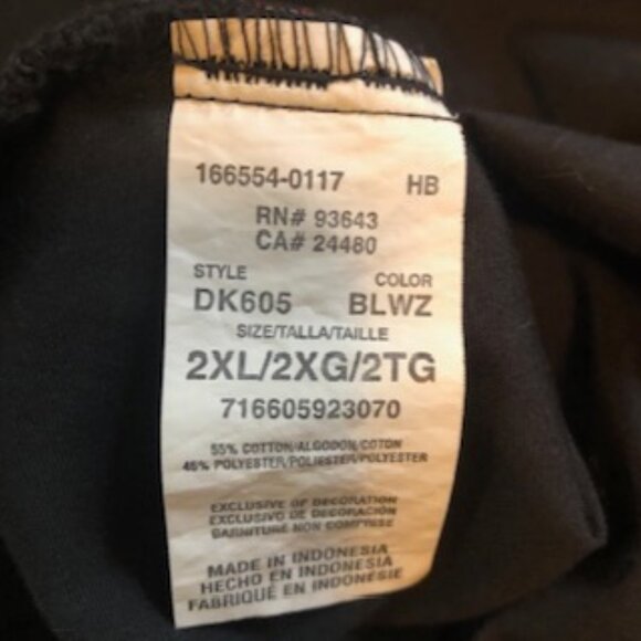 NWOT Dickies Women's Black Scrub Top 2X Button Down Short Sleeve Pockets V Neck - Picture 10 of 10